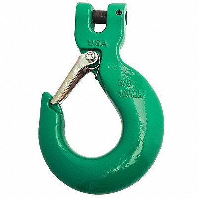 Sling Hook 3/8 in 8800 lb Latch Clevis MPN:5746695PL