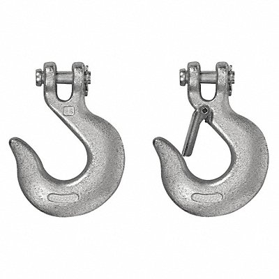 Slip Hook 5/16 in 3900 lb Clevis Silver MPN:T9401524