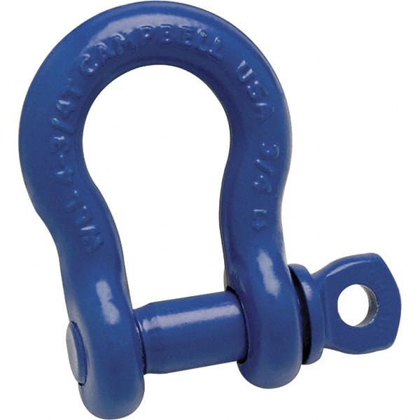 Anchor Shackle: Screw Pin, 4,000 lb Working Load Limit MPN:5410805