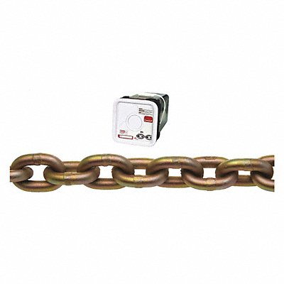 Chain 65ft 1/4in Transport Gold Chromate MPN:T0510426