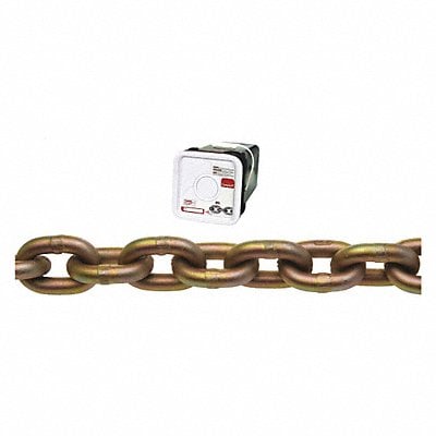 Chain 45ft 3/8in Transport Gold Chromate MPN:T0510626