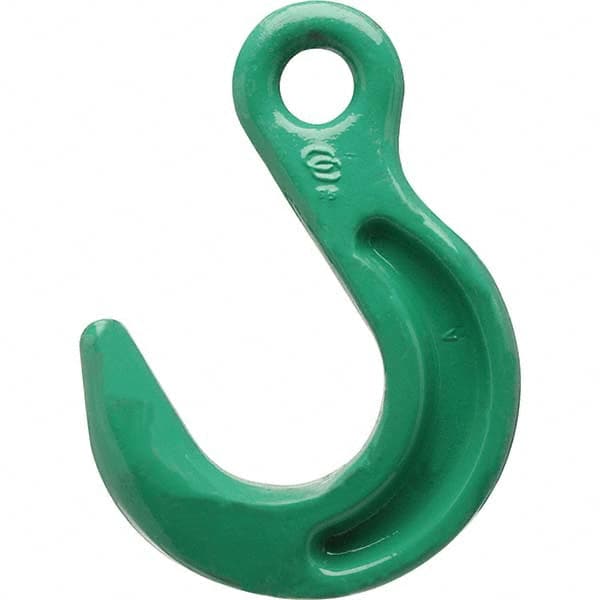 Eye Hooks, Chain Grade: 80 , Material: Alloy Steel , Hook Throat: 5.5mm, 5.5in  MPN:5661615