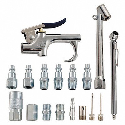 Air Tool and Accessory Kit 1/4 I/M 17pc MPN:MP284701AV