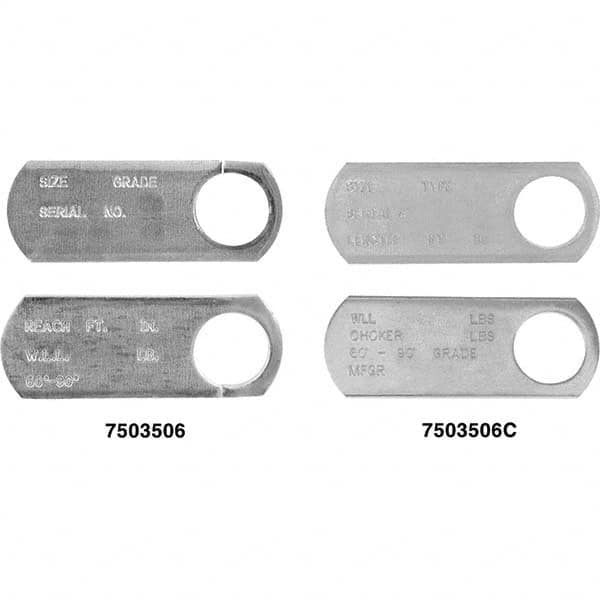 Lifting Aid Accessories, Type: ID Tag  MPN:7503506C