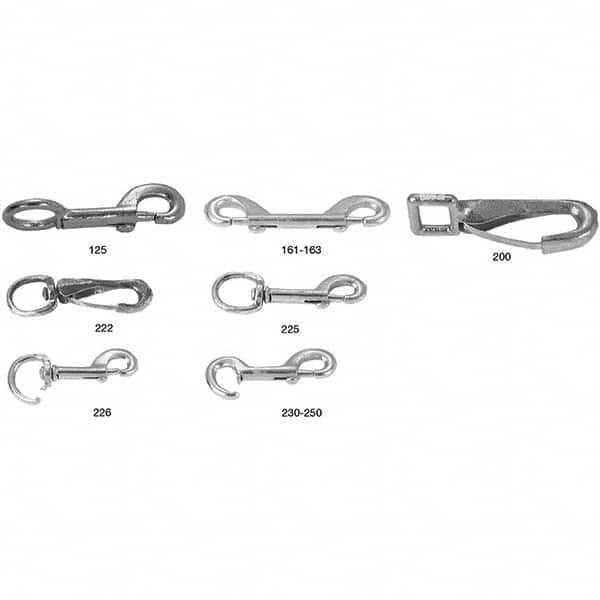 Swiveling & Open Eye Bolt Snap: 30 lb Load Capacity MPN:T7601311