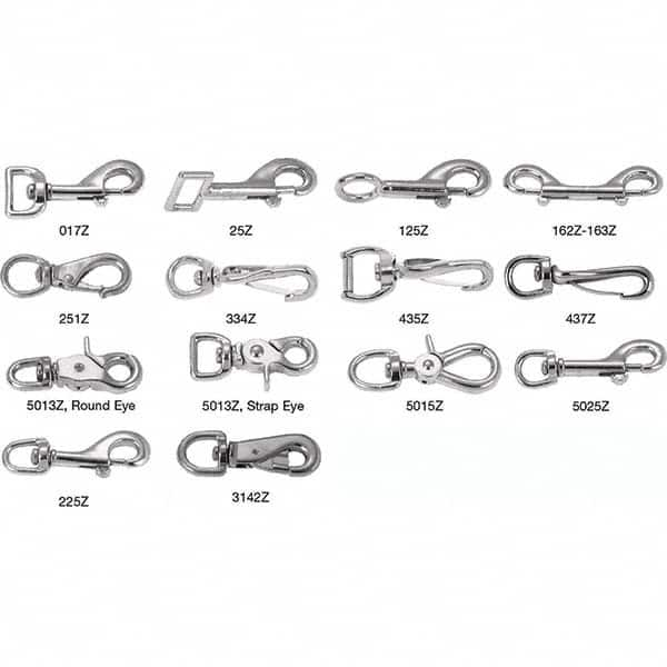 Rigid Strap Eye Bolt Snap: 40 lb Load Capacity MPN:T7615102