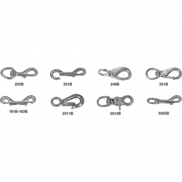 Double End Bolt Snap: 60 lb Load Capacity MPN:T7625004