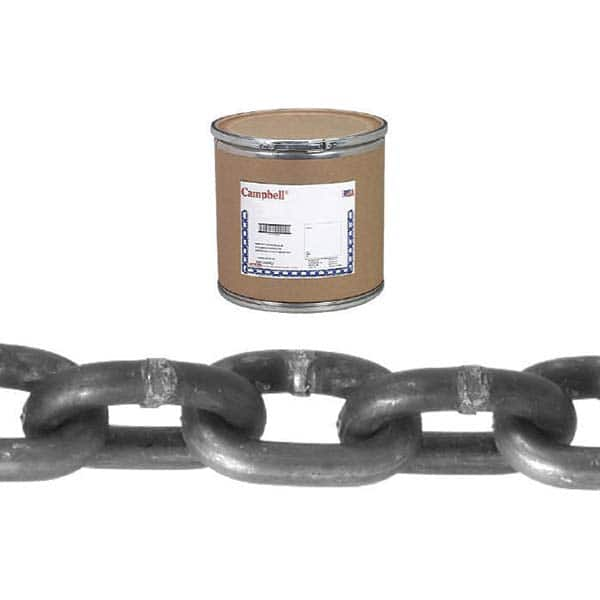 Welded Chain, Link Type: Welded , Material: Low-Carbon Steel , Overall Length: 500cm, 500in, 500yd, 500mm, 500m, 500ft , Inside Length (Decimal Inch): 0.9500  MPN:T0120330