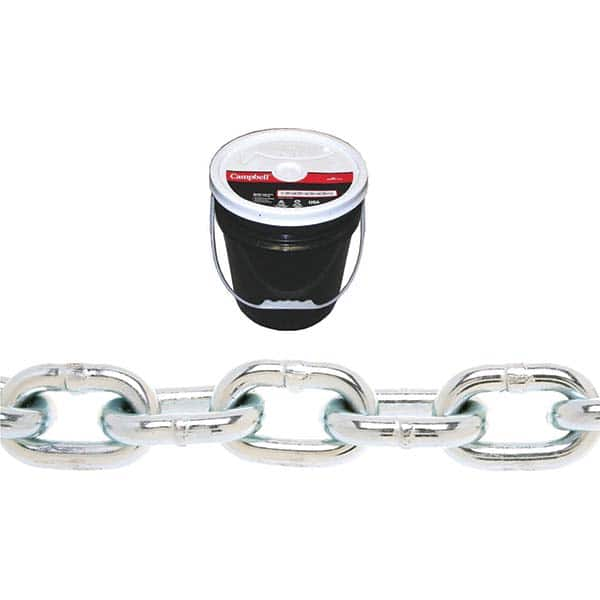 Welded Chain, Link Type: Welded , Material: Low-Carbon Steel , Overall Length: 250cm, 250in, 250yd, 250mm, 250m, 250ft , Inside Length (Decimal Inch): 0.9500  MPN:T0140333