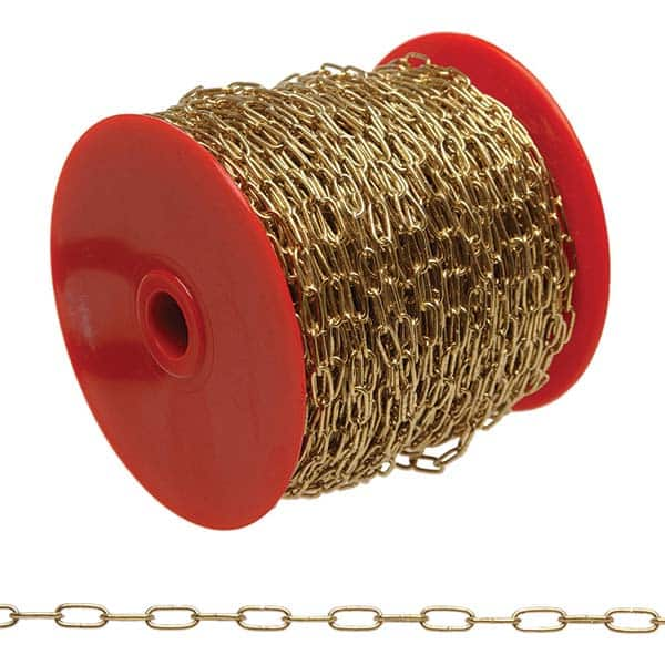 Welded Chain, Finish: Brass  MPN:T0710317