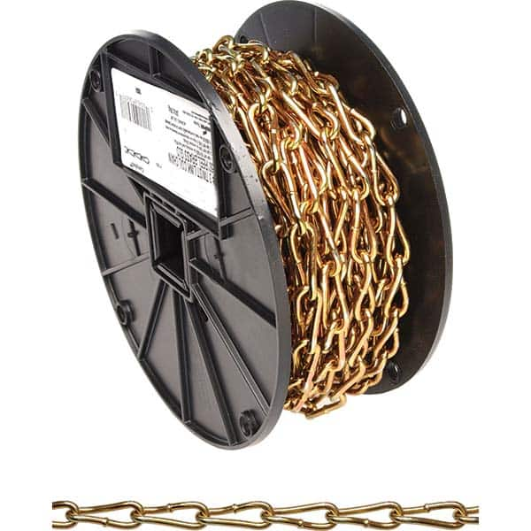 Welded Chain, Link Type: Twist Link Coil Chain , Inside Length (Decimal Inch): 1.1400 , Inside Length (mm): 1.14  MPN:T0723167