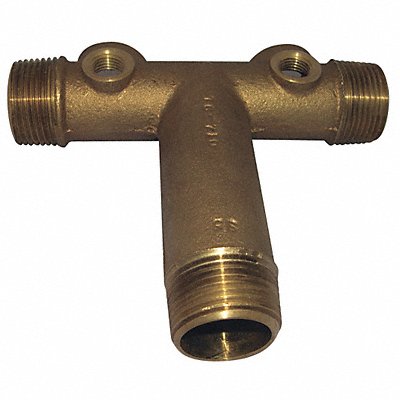 Well Water Tank Fitting Tee Brass MPN:RUTC4-3LF