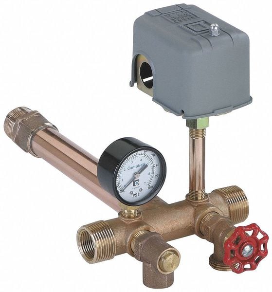 Well Water Tank Installation Kit Brass MPN:TFP 51-LF