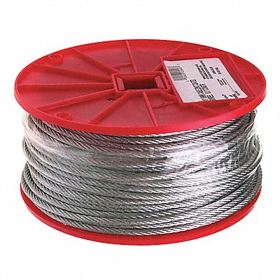 1/16In 7X7 Cable Galv Wire 500 Feet Reel MPN:7000227