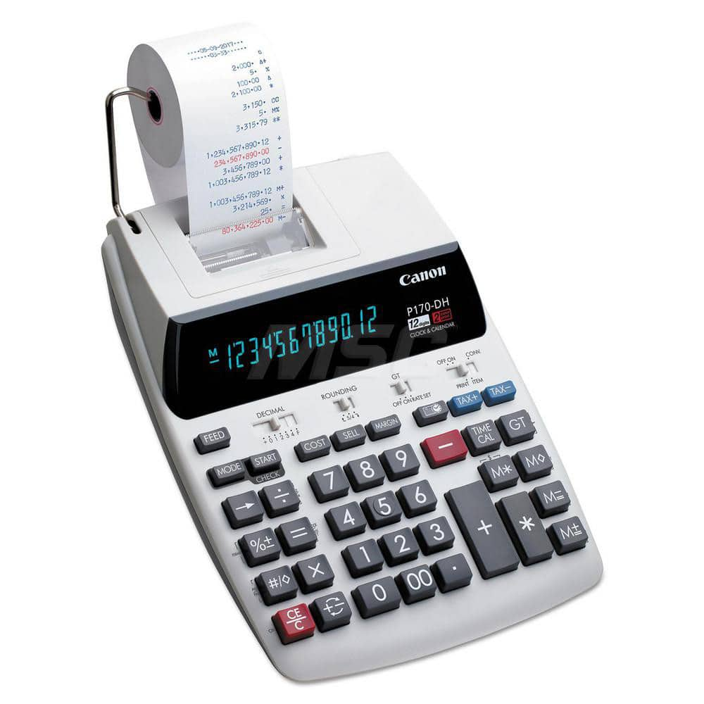 1297 Two-Color Commercial Printing Calculator, Black/red Print, 4 Lines/sec MPN:CNM2204C001