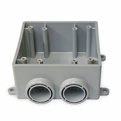 Weatherproof Box 2Gang 2Inlet PVC MPN:5133390