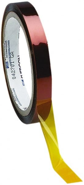 High Temperature Masking Tape: 36 yd Long, 2.5 mil Thick, Amber MPN:SH-10300