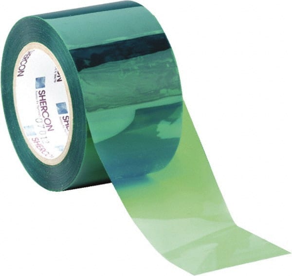 High Temperature Masking Tape: 72 yd Long, 3.5 mil Thick, Green MPN:SH-47520