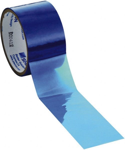 High Temperature Masking Tape: 72 yd Long, 3 mil Thick, Blue MPN:SH-47896