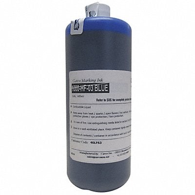 Marking Ink Dye Type Blue 15 to 20 min. MPN:1000-HF-03 BLUE