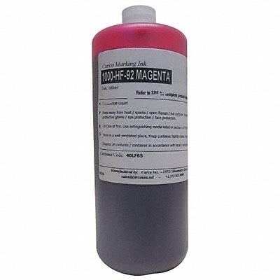 Marking Ink Dye Magenta 15 to 20 min MPN:1000-HF-92 MAGENTA