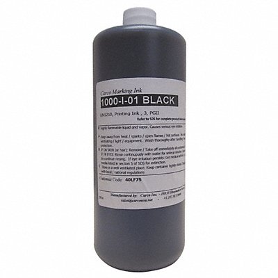 Marking Ink Dye Type Blck 30 to 60 sec. MPN:1000-I-01 BLACK