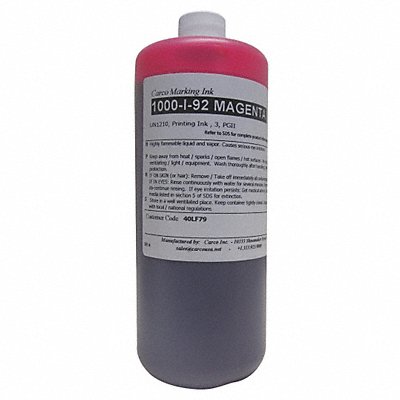 Marking Ink Dye Magenta 30 to 60 sec MPN:1000-I-92 MAGENTA