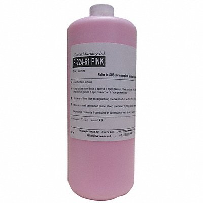 Marking Ink Pigment Pink 15 to 20 min MPN:F-224-61 PINK