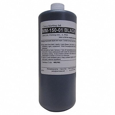 Marking Ink Pigment Blck 30 to 60 sec MPN:MM-150-01 BLACK