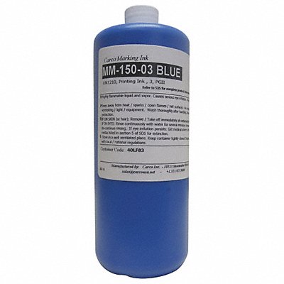 Marking Ink Pigment Blue 30 to 60 sec MPN:MM-150-03 BLUE