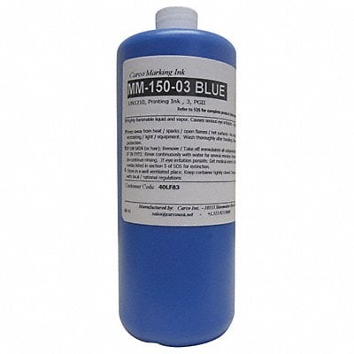 Marking Ink Pigment Blue 30 to 60 sec MPN:MM-150-03 BLUE