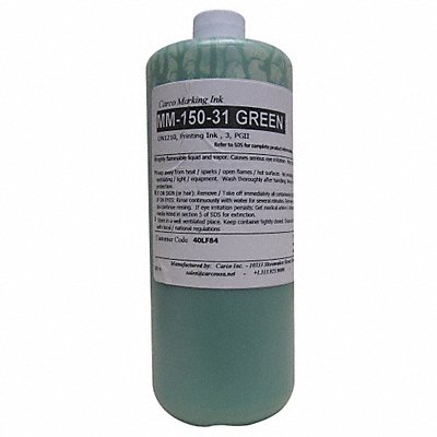 Marking Ink Pigment Green 30 to 60 sec MPN:MM-150-31 GREEN