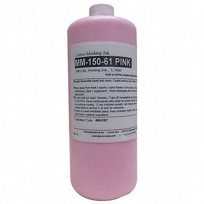 Marking Ink Pigment Pink 30 to 60 sec MPN:MM-150-61 PINK