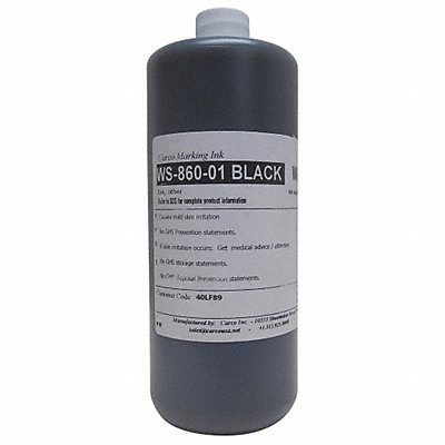 Marking Ink Dye Type Blck 5 to 15 min. MPN:WS-860-01 BLACK
