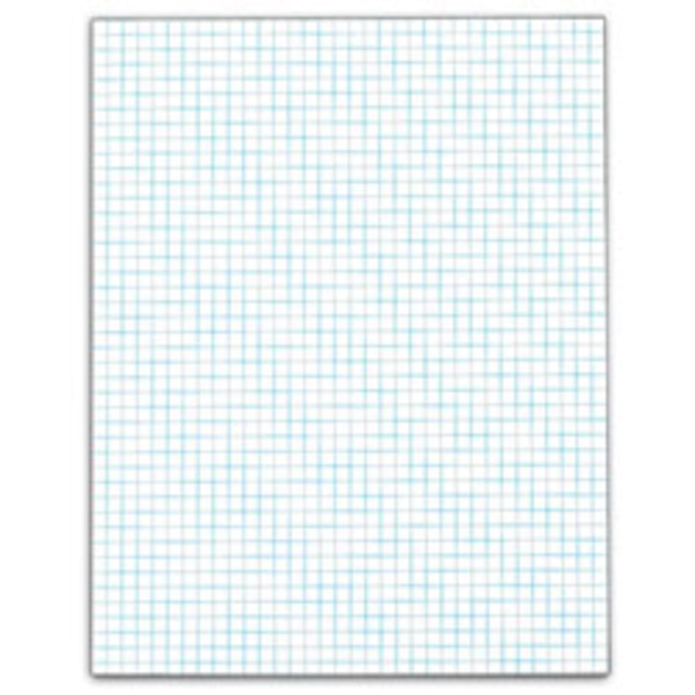 TOPS Quadrille Pads With Heavyweight Paper, 4 x 4 Squares/Inch, 50 Sheets, White (Min Order Qty 12) MPN:33041 EA