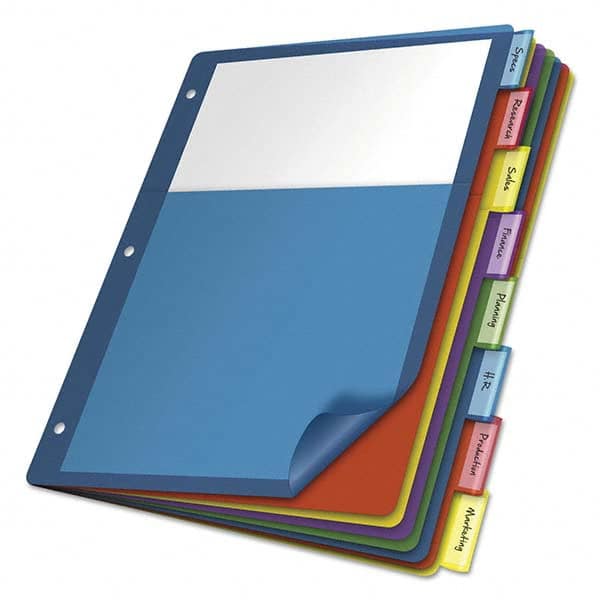 Tabs, Indexes & Dividers, Divider Type: Customizable , Color: Assorted , Divider Color: Assorted , Tab Titles: Customizable , Tab Color: Assorted  MPN:CRD84017