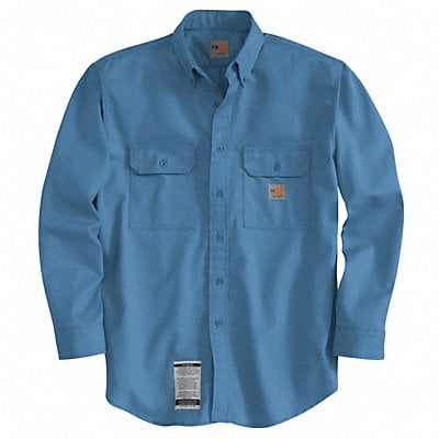 E6404 FR Long Sleeve Shirt Blue XL Button MPN:FRS160-MBL XLG REG