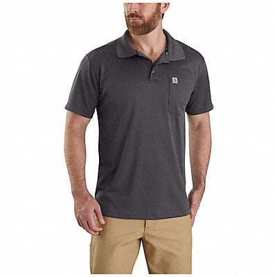 Lightweight Pocket Polo Men s Black L MPN:105293-029LREG