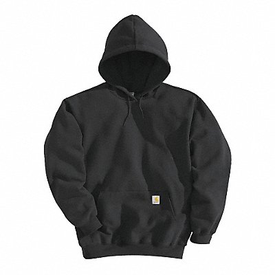 Hooded Sweatshirt Black Cotton/PET 3XL MPN:K121-BLK 3XL REG