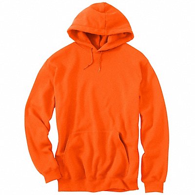 Hooded Sweatshirt Orange Men s Size 4XL MPN:K121-BOG4XLREG