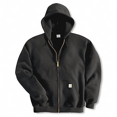 Hooded Sweatshirt Black Cotton/PET 3XL MPN:K122-BLK 3XL REG