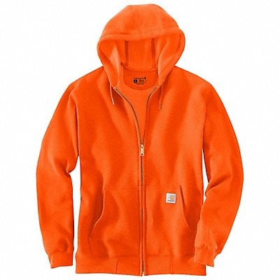 Zip-up Sweatshirt Orange Men s Size 2XL MPN:K122-BOG2XLREG