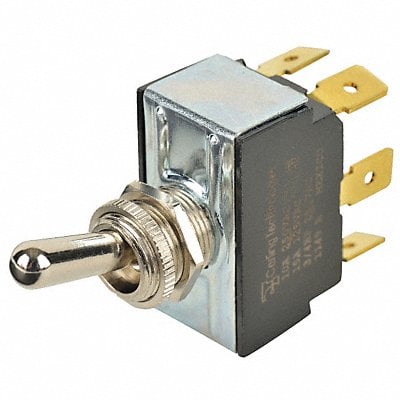 Toggle Switch DPDT 10A @ 250V QuikConnct MPN:6GG5B-73