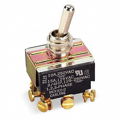 Toggle Switch 3PDT 10A @ 250V Screw MPN:HM254-73