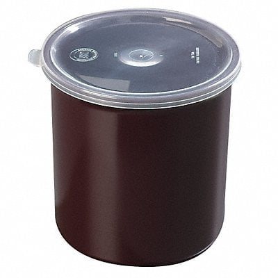 Poly-Tuf Crock w/Lid 1.2 qt. Brown PK12 MPN:0301GR01