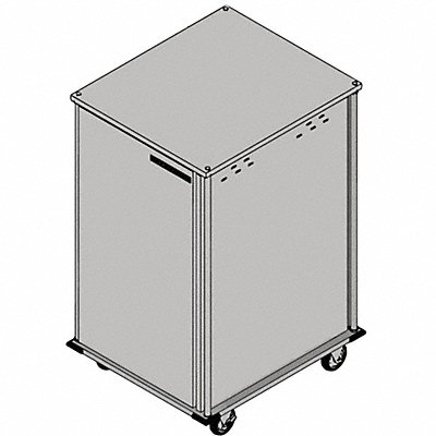 Food Tray Cart 1 Door Pass-Thru 16 Trays MPN:DXPTQ2T1DPT16