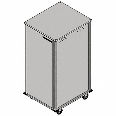 Food Tray Cart 1 Door Pass-Thru 18 Trays MPN:DXPTQ2T1DPT18