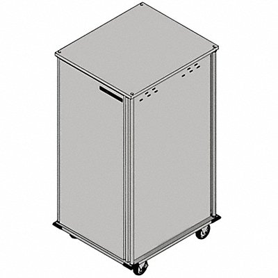 Food Tray Cart 1 Door Pass-Thru 20 Trays MPN:DXPTQ2T1DPT20