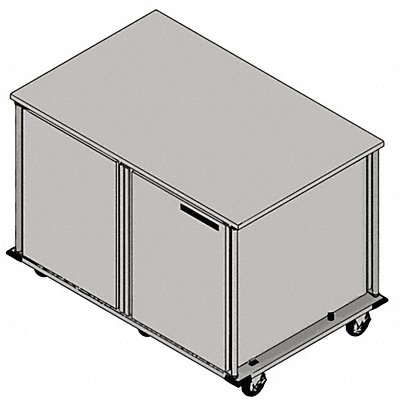 Food Tray Cart 2 Doors 1 Shelf 24 Trays MPN:DXPTQ2T2DPT20