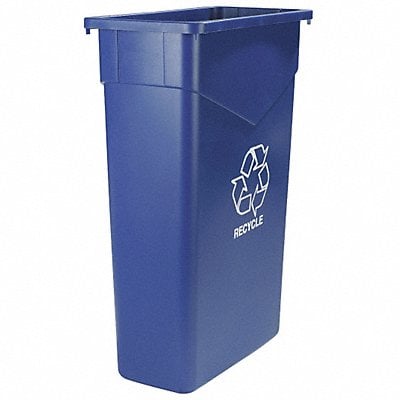 Rectangle Recycle Can 23 gal Blue PK4 MPN:342023REC14